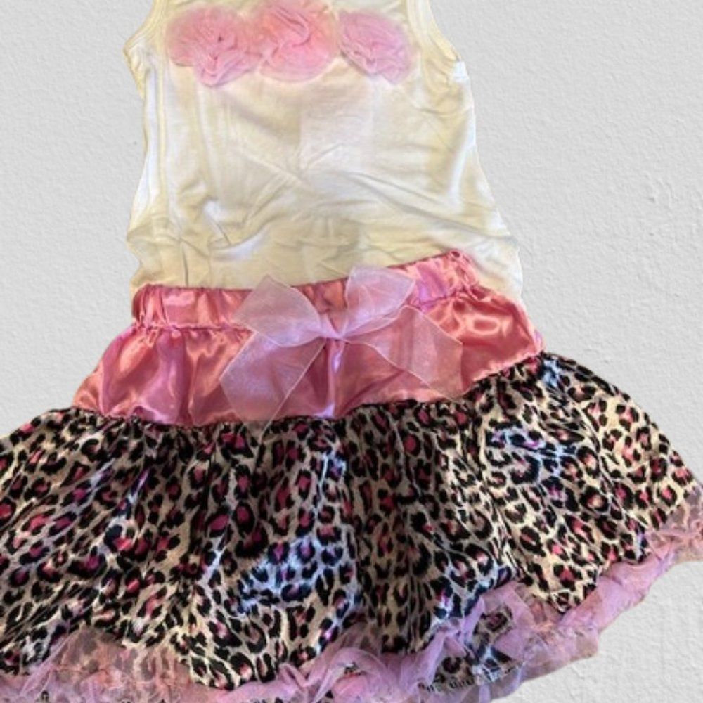 Pink Cheetah 2 pc Petti Outfit  PKCH12M  12 month - 2T  NWT Boutique